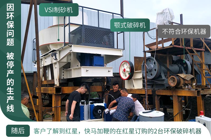 因環(huán)保停產(chǎn)，客戶立馬購買了2臺環(huán)保型設(shè)備