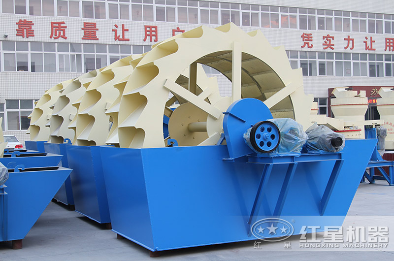 輪斗式洗砂機(jī)款型多樣，單輪、雙輪、三輪這都有