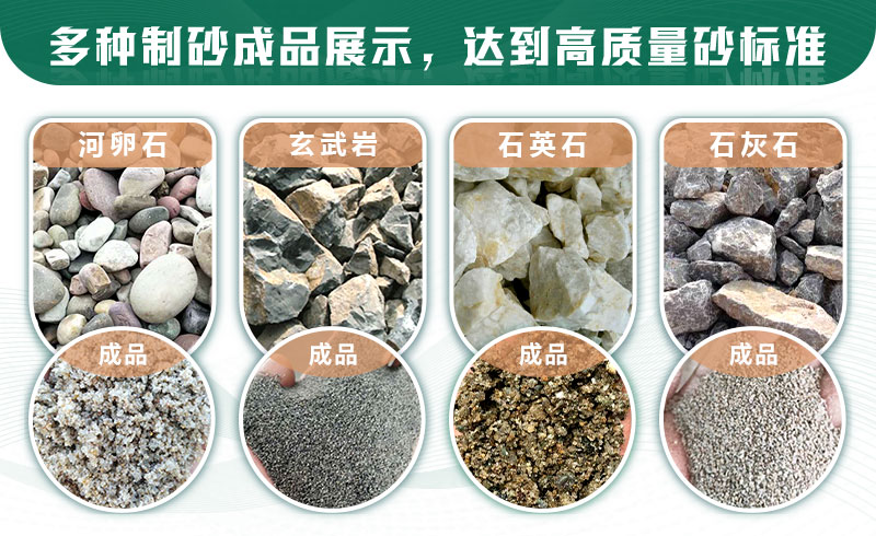 什么樣的石頭適合制砂？制沙生產(chǎn)線如何配置？