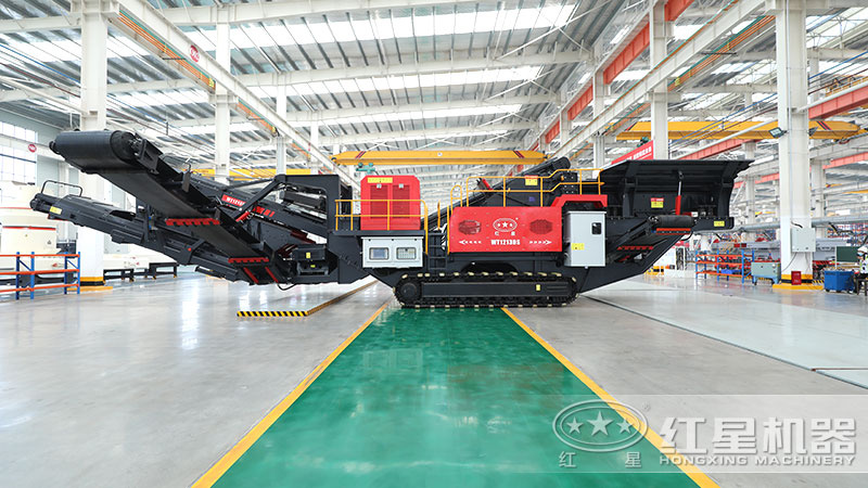 履帶移動破碎機(jī)，履帶行走遙控操作